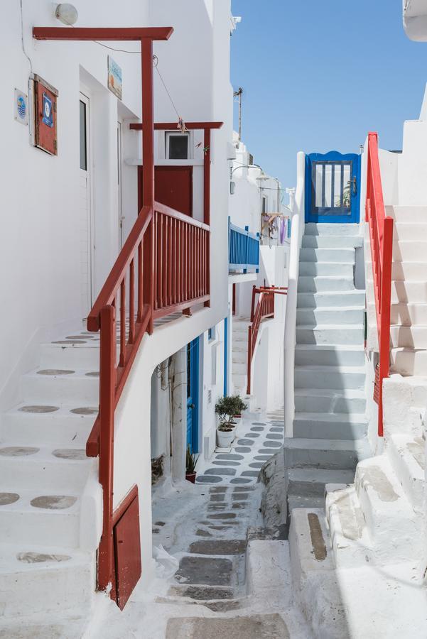 White And Grey Chora Apartment Mykonos Town ภายนอก รูปภาพ