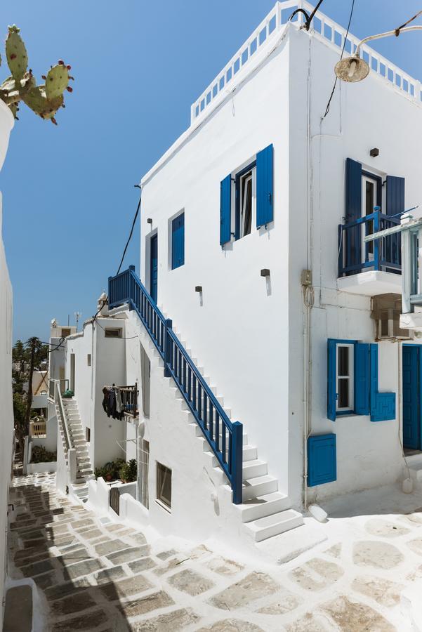 White And Grey Chora Apartment Mykonos Town ภายนอก รูปภาพ