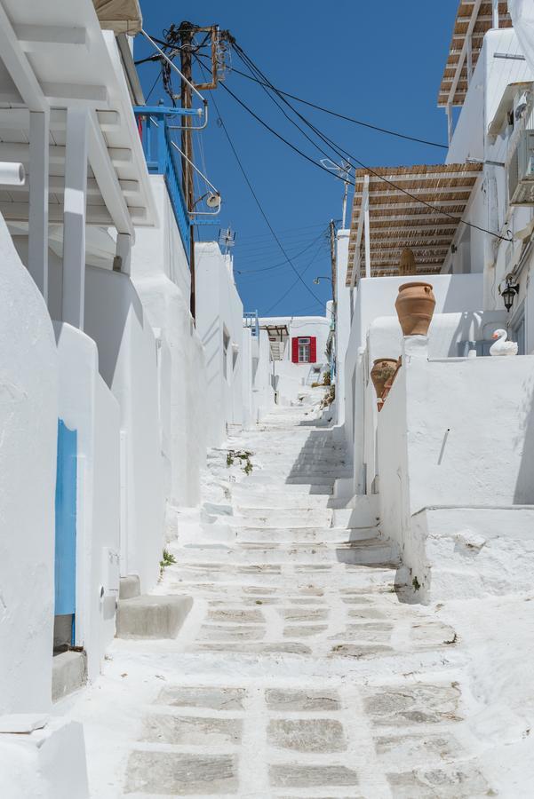 White And Grey Chora Apartment Mykonos Town ภายนอก รูปภาพ